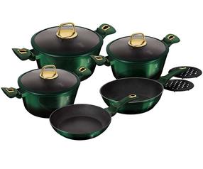 Poti ja panni komplekt, koos tarvikutega Berlinger Haus Emerald BH-6065