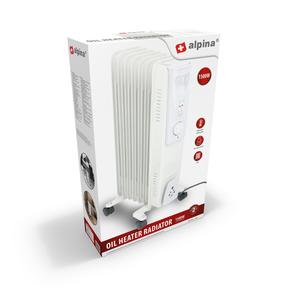 Õlikütteseade Alpina 7 fins, 1500 W