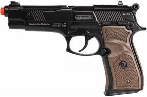 Žaislinis ginklas Pulio Police Pistol 15539/6, 4 cm Juoda sp.