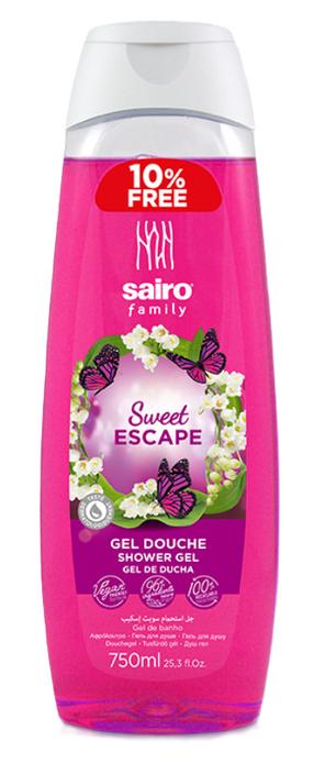 Kūno prausimosi želė Sairo Sweet Escape, 750 ml