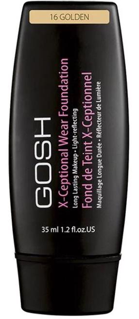 Šķidrā grima bāze Gosh X-Ceptional Wear, 16 golden, 35 ml
