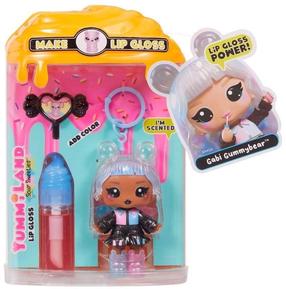 Lėlė - figūrėlė, su priedais MGA Yummiland Lipgloss Sour Sweeties Gabi Gummybear, 10 cm, įvairių spalvų