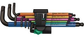 Atsuktuvų rinkinys Wera 950SPKL/9 SM N, 22.4 cm