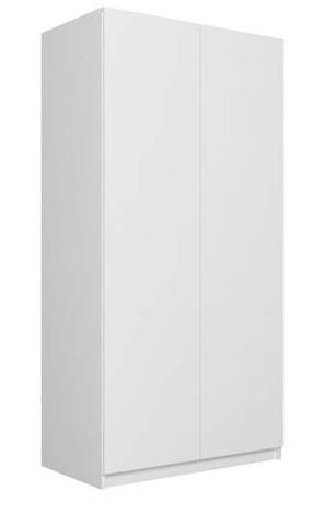 Skapis SD-90, balta krās., 90 cm x 50 cm x 180 cm