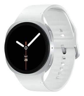 Viedais pulkstenis Samsung Galaxy Watch 8 44mm BT, sudraba krās.