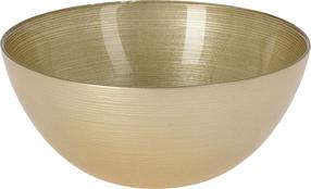 Servēšanas bļoda 044200020, Ø 21 cm, zelta krās., stikls