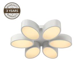 Šviestuvas lubų Domoletti Almond B1907-6S, LED, 3000 °K, 6 x 8 W, balta sp. / balta sp.