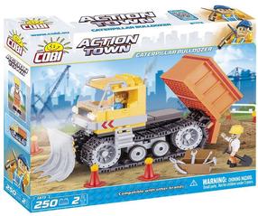 Konstruktors Cobi Action Town Caterpillar buldozers, 250 gab.