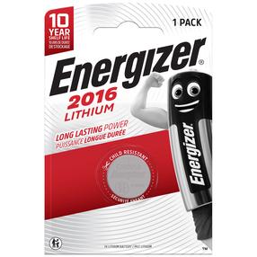 Батареи Energizer EN2016, CR2016, 3 В