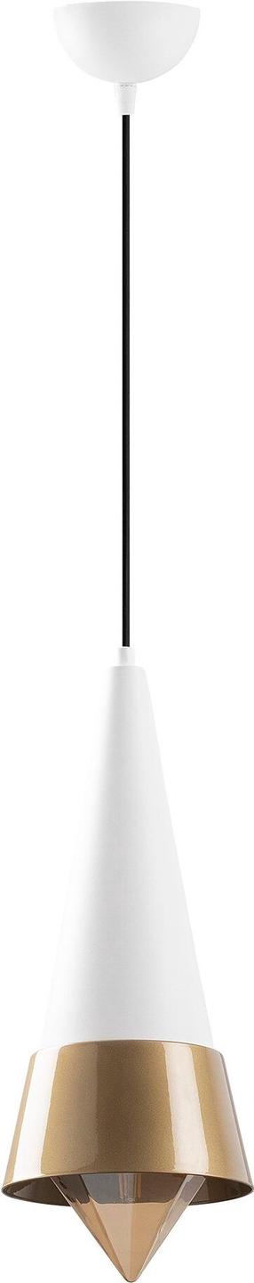 Lampa karināms Opviq Dodo 2532 584TTM1127, E27, 1 x 40 W, zelta krās./balta krās. / balta krās.