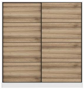 Шкаф Kalune Design Kale 3962, коричневый цв./белый цв., 52 см x 180 см x 210 см