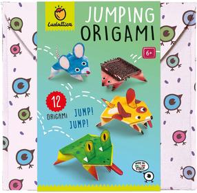 Paberkujukeste valmistamise komplekt Ludattica Jumping Origami, mitmevärviline