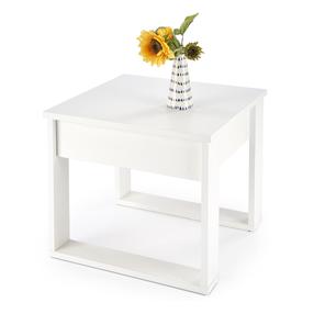 Kavos staliukas Nea Square, balta sp., 66 cm x 60 cm x 52 cm
