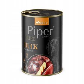 Šlapias šunų maistas Piper Pure, antiena/obuoliai, 0.4 kg
