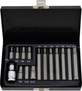 Набор битов для отверток AWTools AW35113BL, H4-H12, 1/2"