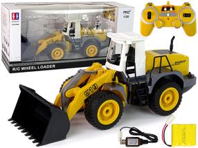 Rc ekskavatorius Double E, 1:20, geltona sp.