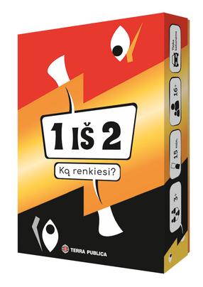 Kortų žaidimas 1 IŠ 2. Ką renkiesi?, LT