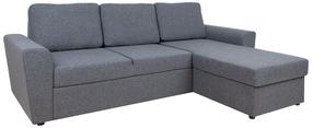 Kampinė sofa - lova Ingmar, pilka sp., 242 x 168 cm x 92 cm