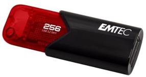 USB atmintinė Emtec Click Easy ECMMD256GB113, juoda sp., 256 GB