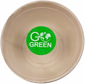 Vienreizējās lietošanas bļodas Go Green, 1100 ml, 5 gab.