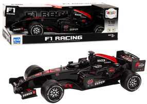  Mänguasja võidusõiduauto Lean Toys F1 Racing, 1:10, must v.