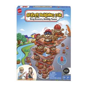 Stalo žaidimas Mattel Games Beaver Building Fun, įvairių spalvų, EN