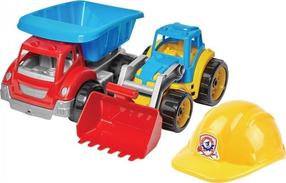 Celtniecības transportlīdzekļi Technok Builder 3954, daudzkrāsaina