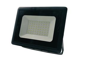 Prožektorius be judesio daviklio, tvirtinamas prie sienos Okko E011EI E011EI, 50 W, 4000 lm, 4250 °K, IP65, juoda sp.