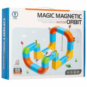 Magnetinis konstruktorius Orbit KX2773, 65 vnt., įvairių spalvų