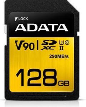 Карта памяти Adata, 128 GB, 290 Мб/с - 260 Мб/с