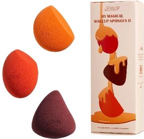 Meigikäsn, komplekt Jessup My Magical Makeup Sponges II, 3 tk, mitmevärviline