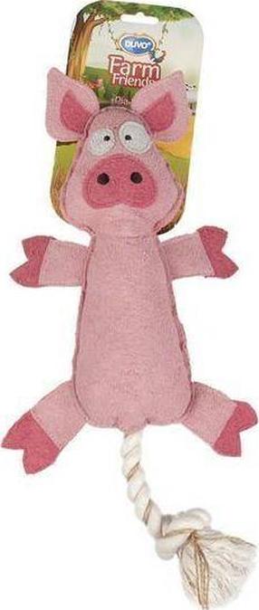Игрушка для собаки, таскать Duvo+ Pig Pia, 50 см, розовый цв.