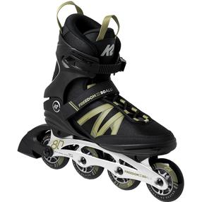Skrituļslidas K2 Freedom III 80 Alu, melna krās., 43.5