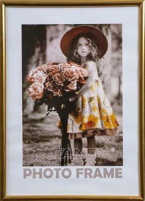 Foto rāmis Fandy Simple, 41 cm x 31 cm, zelta krās.