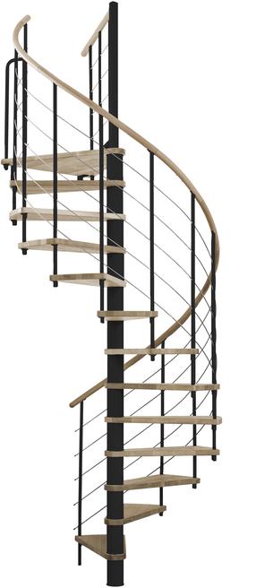 Sraigtiniai laiptai Minka Venezia, 120 cm x 305.5 cm