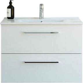 Vannitoakapp valamuga Dansani Mido+, valge v., 45.5 cm x 81 cm x 60.4 cm