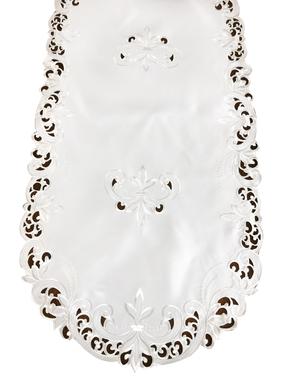 Stalo takelis ovalas OH-151-A, balta sp., 40 x 85 cm