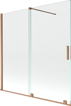 Vannas siena Mexen Velar II, 150 cm x 160 cm, brushed copper krās./rūdītais