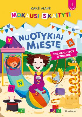 Edukacinės knygelės Kakė Makė Mokausi Skaityti Nuotykiai Mieste