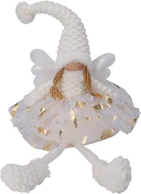 Ziemassvētku dekors, "Eņģelis" AMA000420, 60 cm, balta krās.
