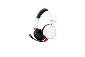 Bezvadu spēļu austiņas bērniem HyperX Cloud Mini Wireless 7G8F2AA, balta krās.