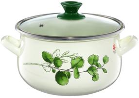 Katls Emalia Olkusz Eukaliptus, Ø16 cm, 2.2 l, balta krās.