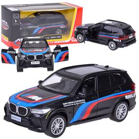  Rotaļlieta automašīna MSZ Race Series BMW X5M, 1:43, melna krās.