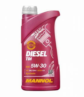 Motoreļļa Mannol Diesel TDI 5W - 30, sintētiskais, 1 l