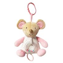Barškutis Tulilo Music Box Mouse, šviesiai ruda sp.