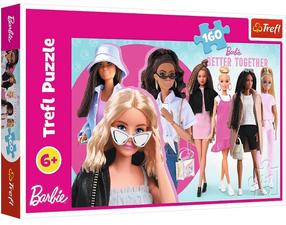 Dėlionė Trefl Barbie And Her World 15419, 27.8 cm x 41 cm, 160 vnt., įvairių spalvų