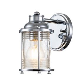 Šviestuvas sieninis Elstead Lighting Ashland Bay, E27, 1 x 60 W, skaidri sp. / chromo sp., 12.7 x 16.9 cm