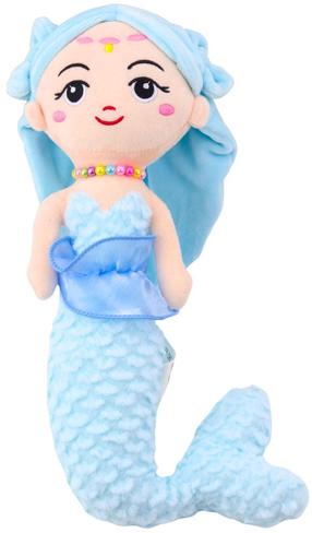 Pliušinis žaislas Lean Toys Mermaid, žydra sp., 32 cm