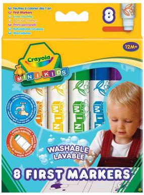 Flomāsteri Crayola, vienpusējs, 8 gab.
