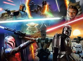 Dėlionė Ravensburger The Mandalorian: Crossfire 13279, 36 cm x 49 cm, 300 vnt., įvairių spalvų